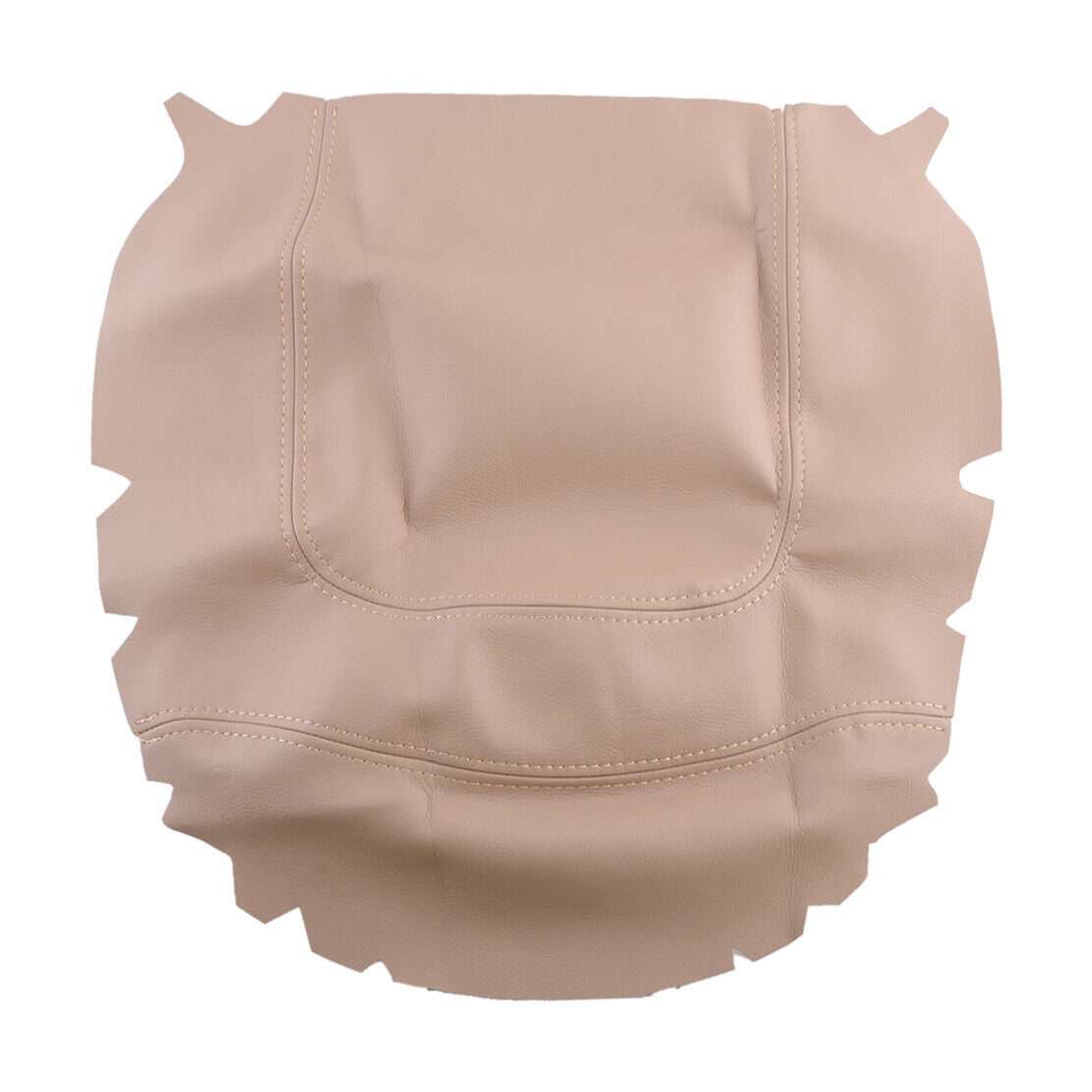 Leather Console Lid Armrest Cover Skin Beige Fit For Ford F150 Lariat 1997-2003