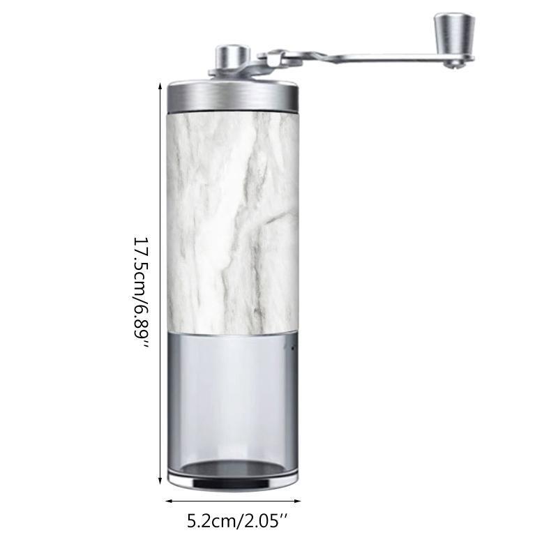 Stainless Steel Hand Mill Portable Hand Crank Coffee Bean Grinders for Espresso