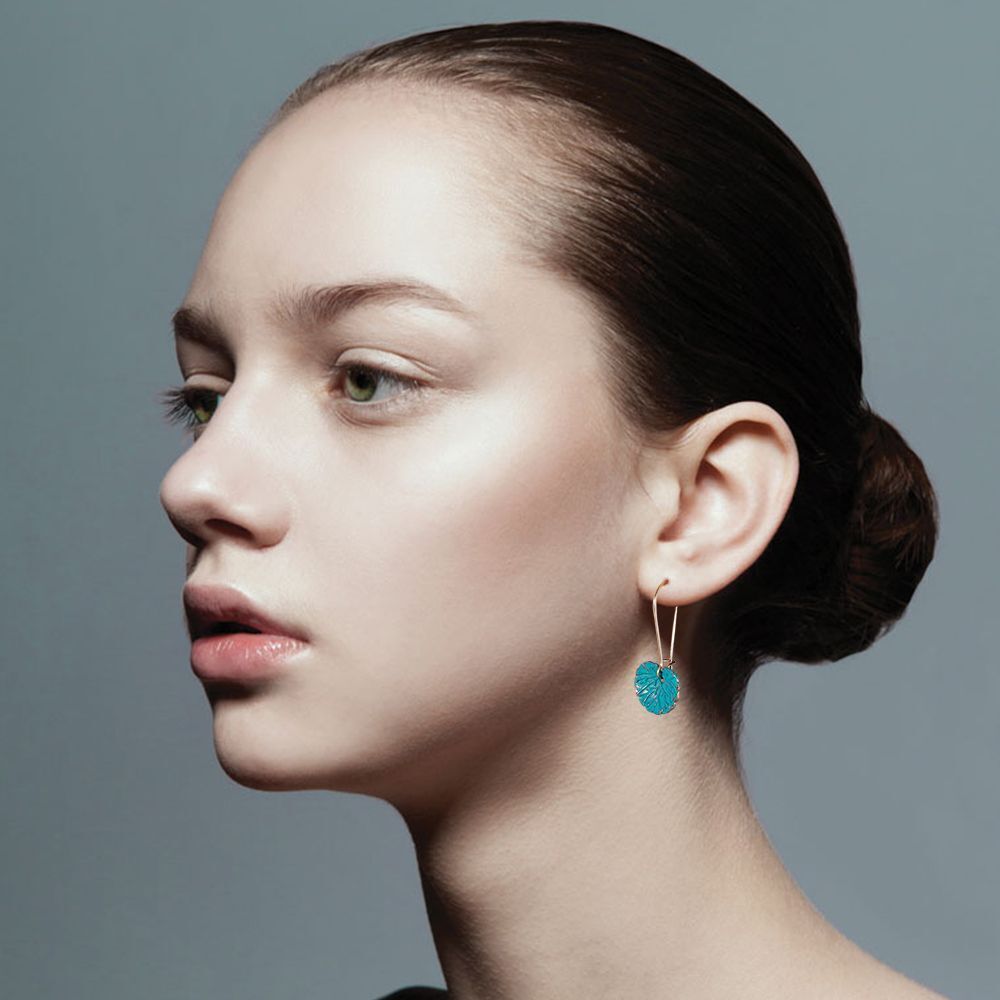 Jewelry Green Party Non-Contrasting Lotus Earrings Aesthetic Exquisite Leaf