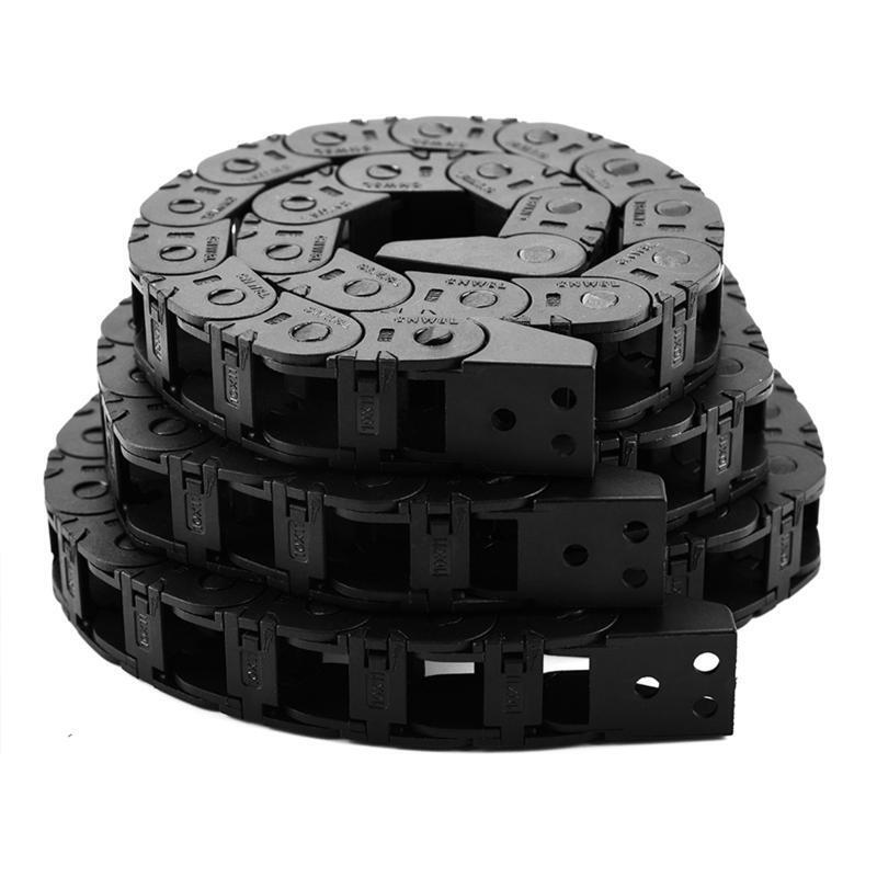 Plastic Flexible Nested Semi Colsed Cable Drag Chain 350x350mm Wire Cable Chain