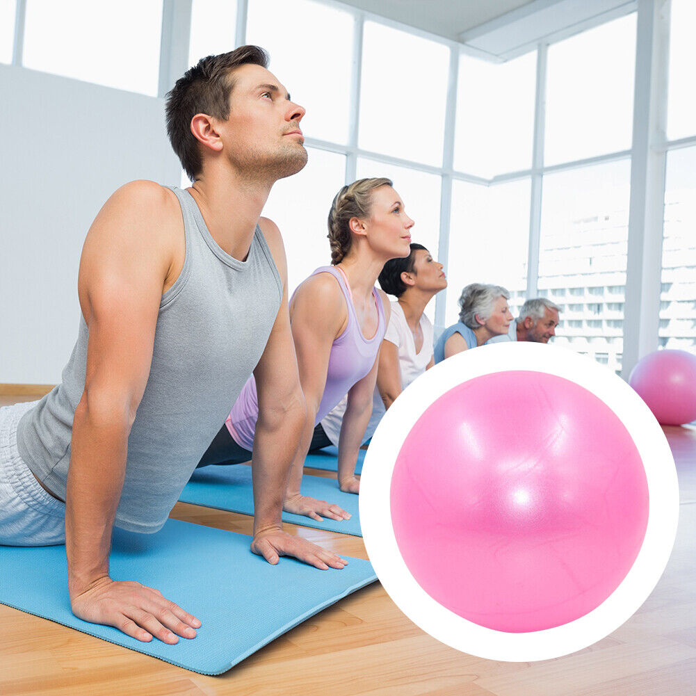 PVC Fitness Yoga Ball Thickened Explosion-proof Exercise Equipment (Pink)