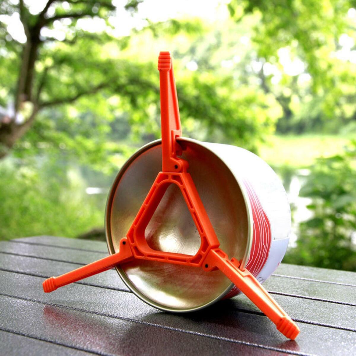 Outdoor Gas Tank Bracket Bottle Shelf Stove Tools Holder for Fishing BBQ