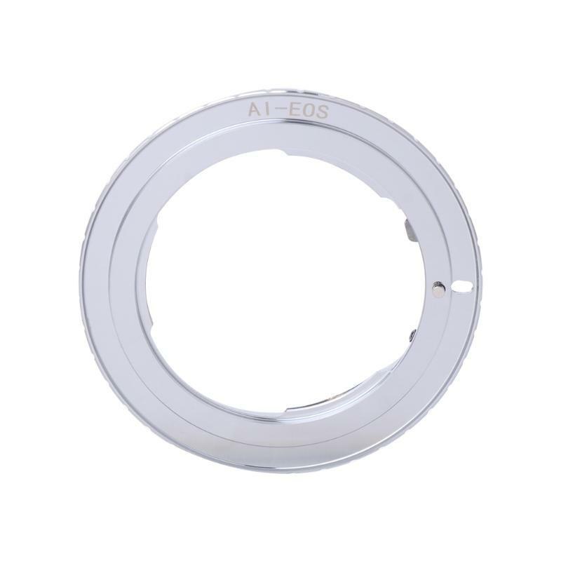 AI-EOS Adapter for Nikon AI AI-S F Lens to Canon EF EOS Camera AF Confirm Ring