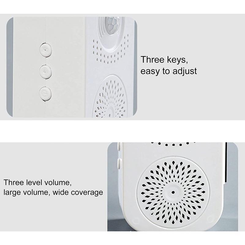 Entry Alarm for Shop Store Home with Built in Speaker Welcome Buzzer Monitor