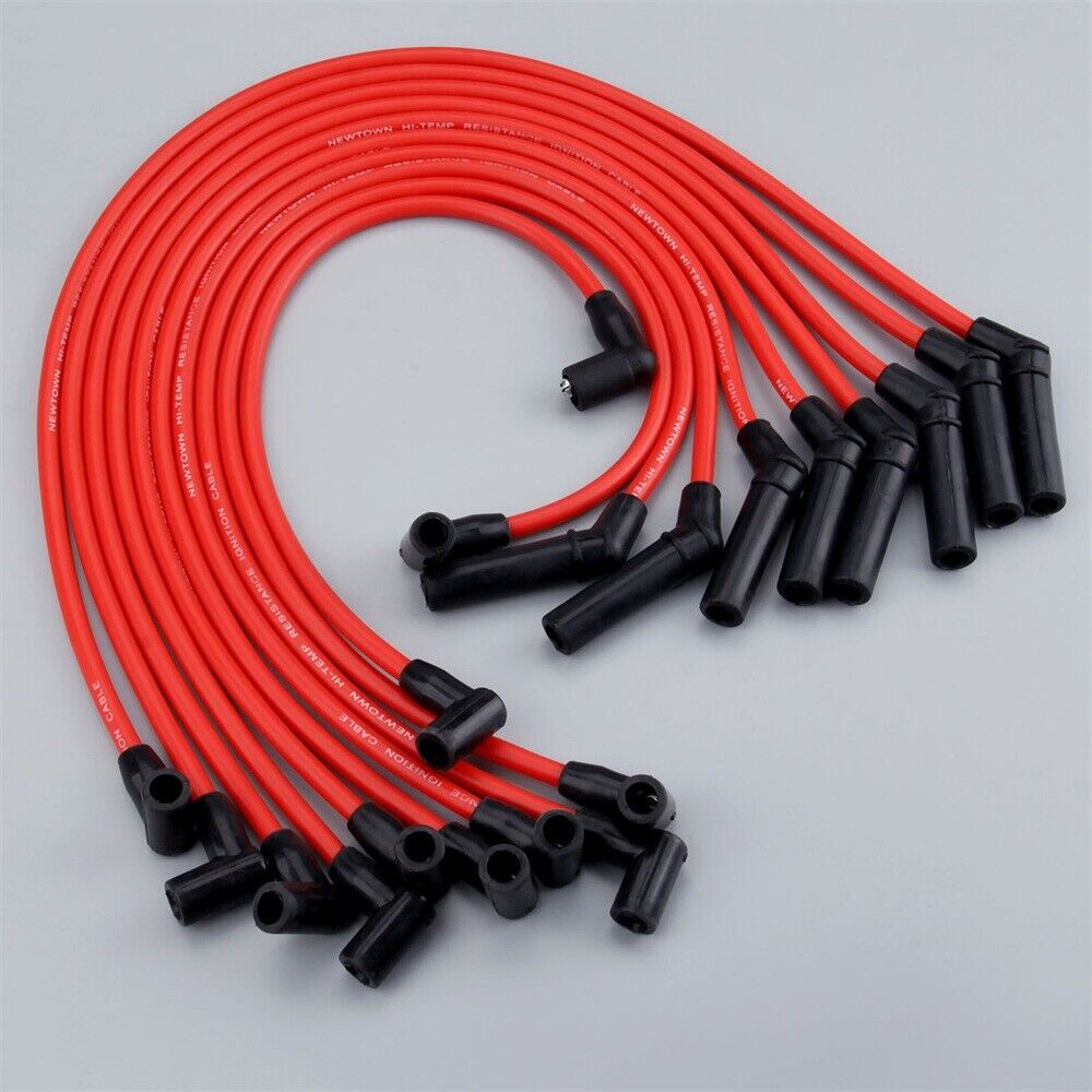 Fit for Ford Racing 9mm RED Ignition Wire Set 5.8L 5.0L 351W 302 Spark Plug Wire