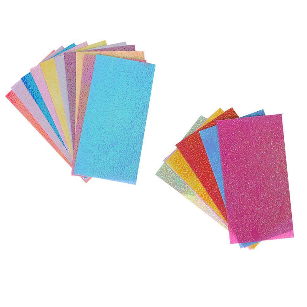 20pcs/set Rectangle Origami Papers Shining Folding Solid Papers for DIY(2)