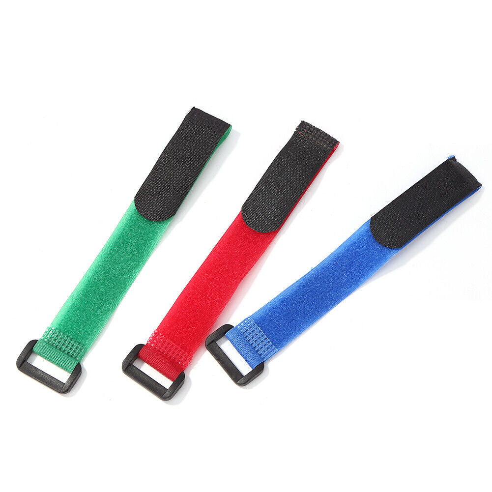 12pcs 2x20cm Lure Fishing Rod Self-Adhesive Tie Strap Portable Fixing Ties