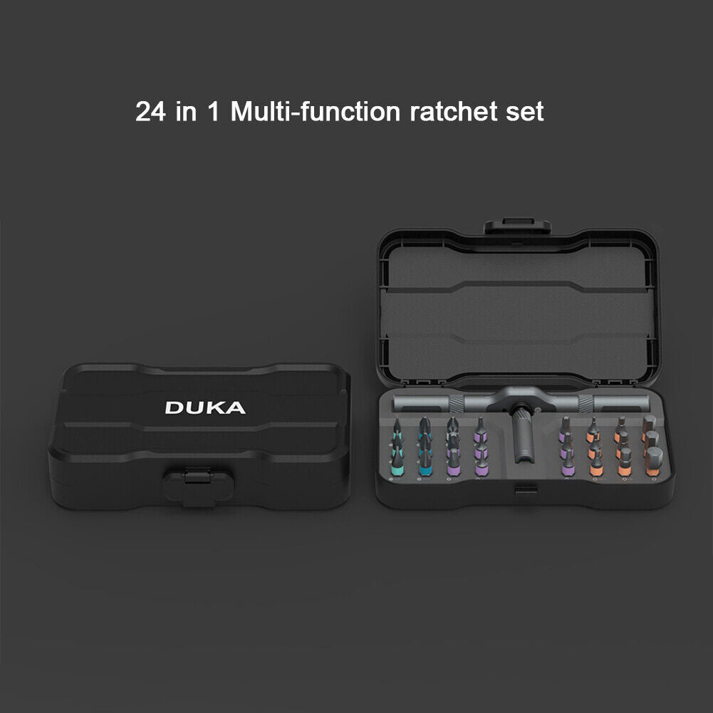 25pcs 24 in 1 Multipurpose Screwdriver Bit Set Magnetic Labor Saving Head