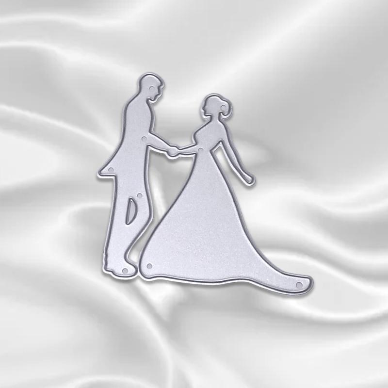 Lovers Metal Cutting Dies Stencil DIY Scrapbook Album Paper Card Template Mold