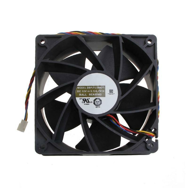7500 rpm DC Brushless Cooling Fan DBPJ1238B2G CPU Cooling Fans PWM 4P 12V 3.12A