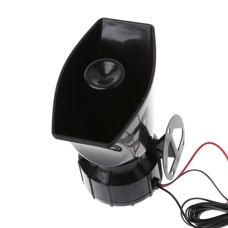 100W 12V Car Truck Alarm Police Fire Loud Speaker PA Siren Horn MIC System Kit
