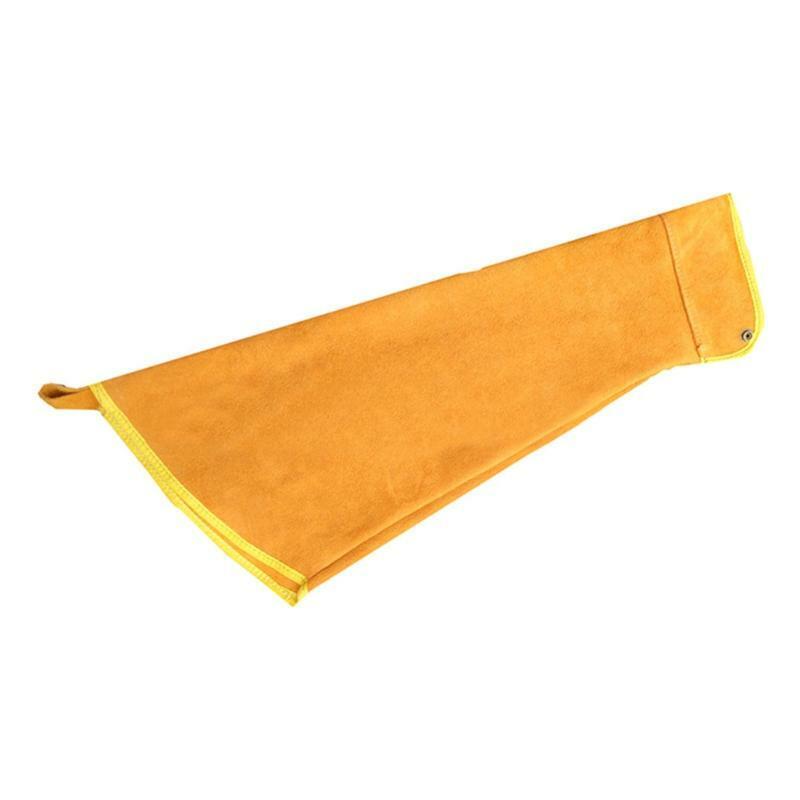 Welder Arm Protection Leather Sleeves for BBQ Grilling Woodworkers Workshop