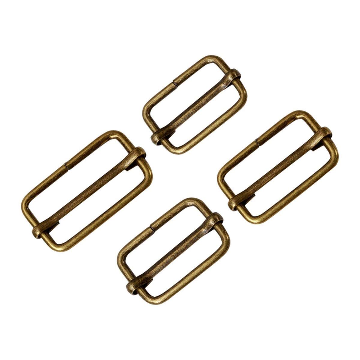 20Pcs  Rectangle Slide Buckle Adjuster  Making Fasteners Strap