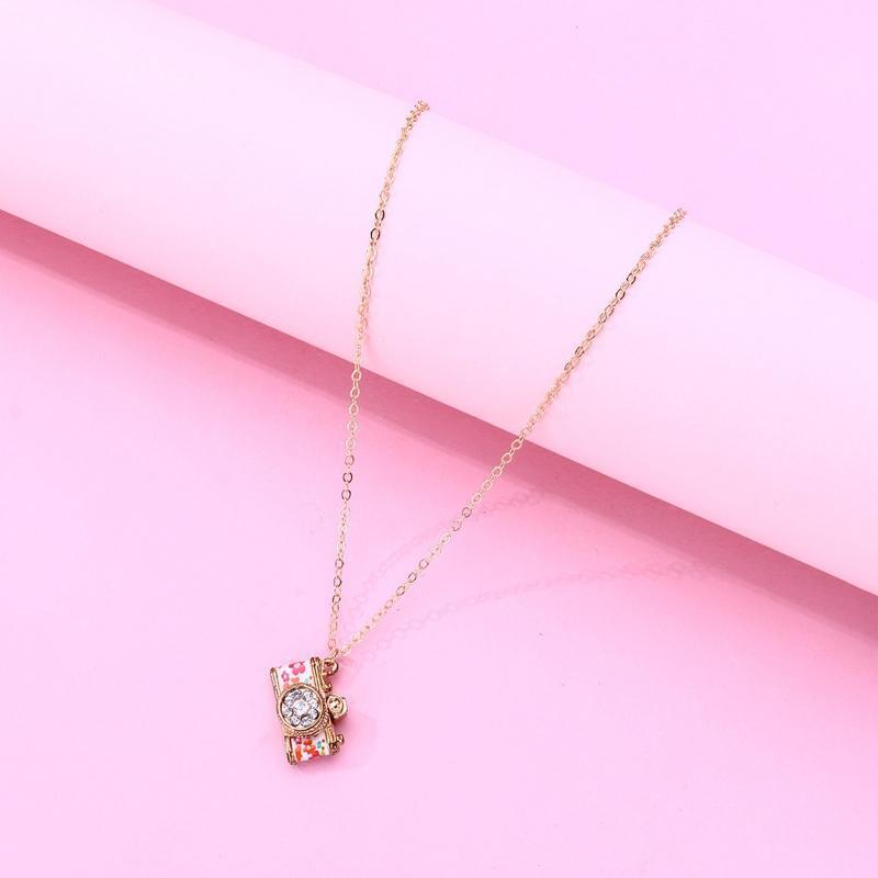 Flash Camera Pendant Necklace Photoflash Camera Necklace Camera Exquisite