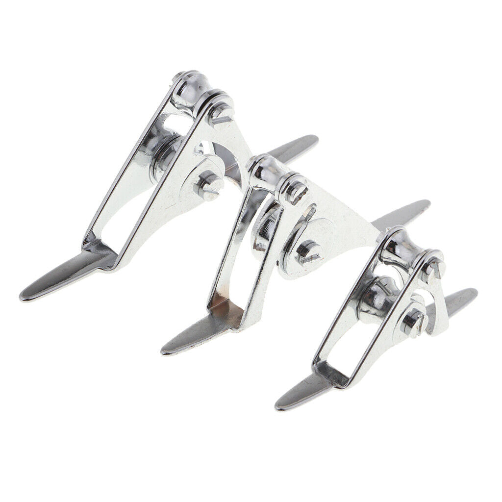 3x Heavy Duty Fishing Guide Rings Stainless Steel Roller Guides Repair