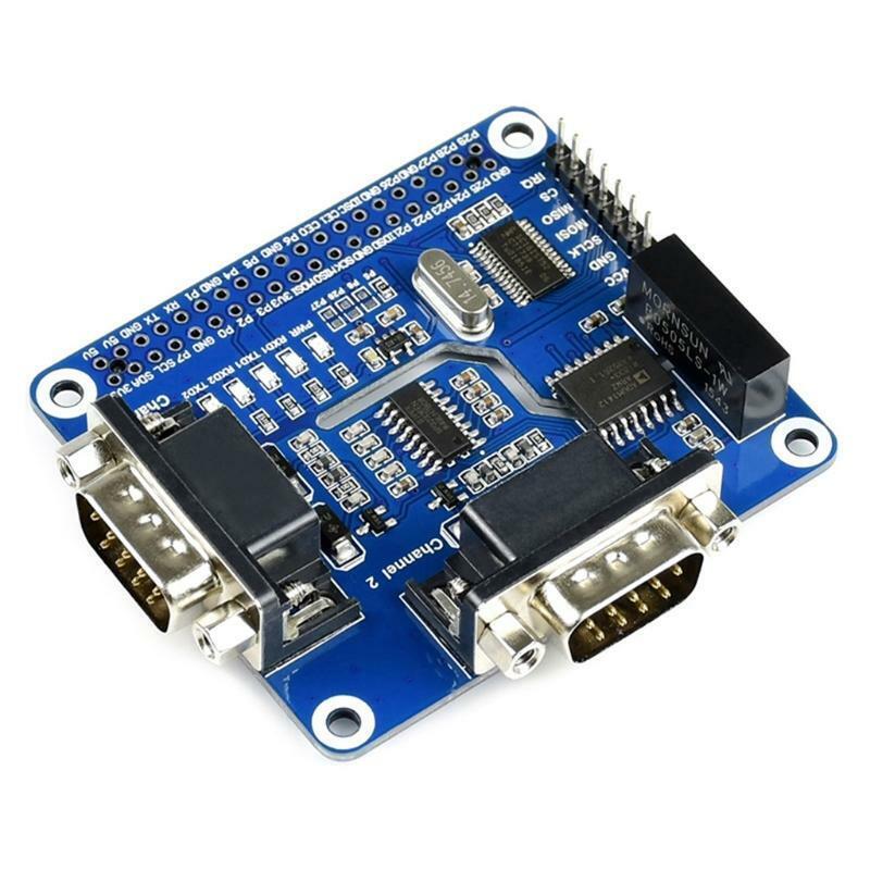 2-channel Isolated RS232 Expansion HAT with Multi Onboard Protection Circuits
