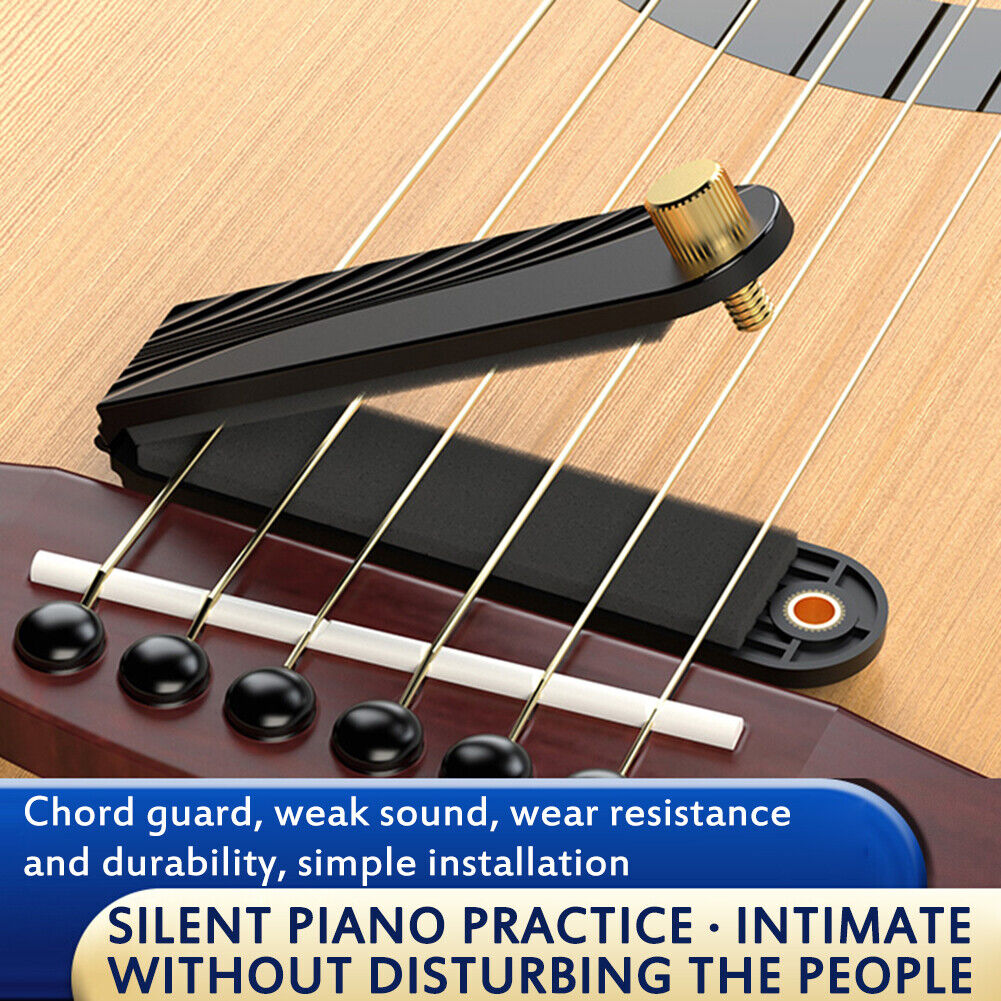 Professional Guitar Silencer Mute Pad for Folk Acoustic Practice Muffler