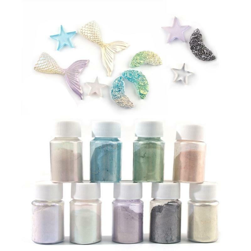 Flower Cambodia Diy Crystal Epoxy Polarized Powder 9 Colors Dyes