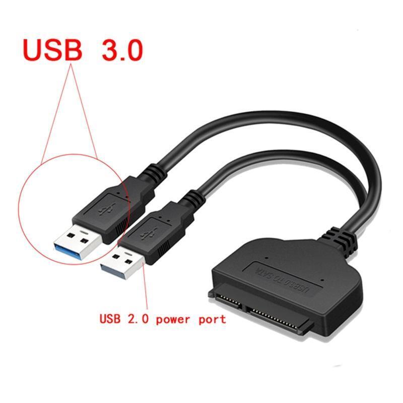 6Gb USB3.0 to Sata 3.0 Easy Drive Line Converter Spiltter w USB2.0 for 2.5" SSD