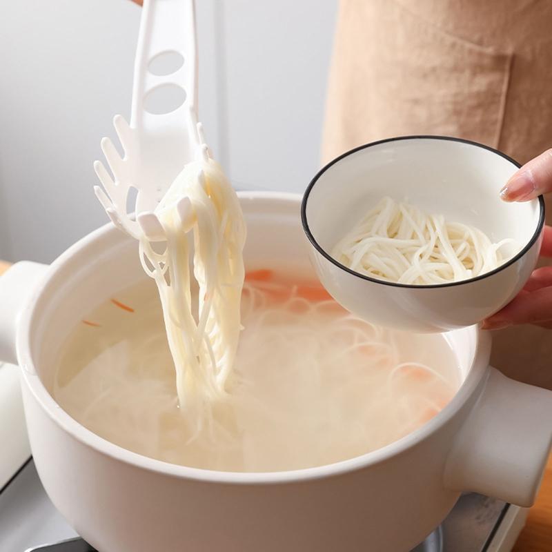 Pasta Noodle Spoon Scoop Colander Noodle Spaghetti Ladle-Slot Spoon Plastic Gift