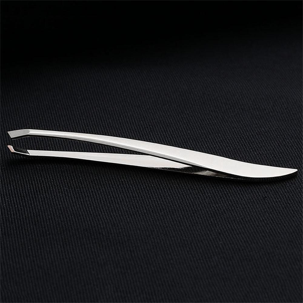 Face Hair Removal False Eyelash Clip Angled Eyebrow Tweezers Brow Trimmer