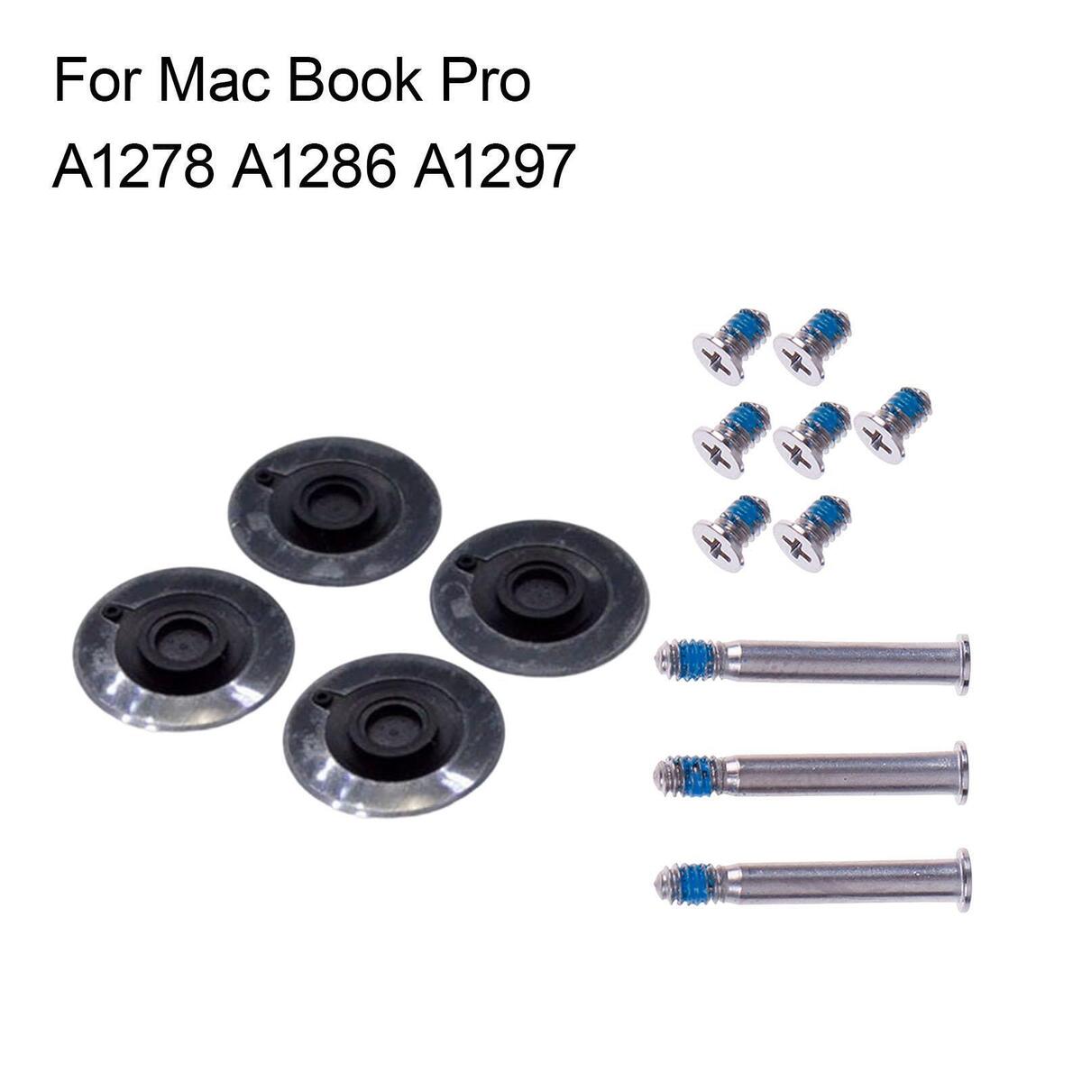 4Pcs Bottom Rubber Feet with Screws Kit Sticky Non-Slip Repair Replacement for
