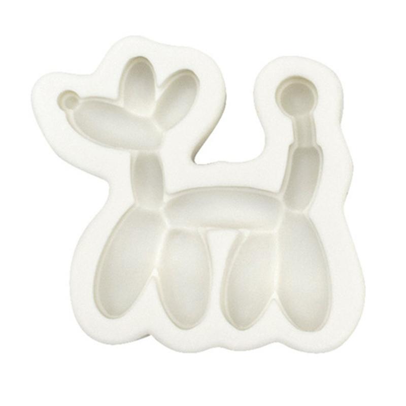 Balloon Dog Shaped Chocolate Moulds Household Baking Tool Cake Decorating Gadget