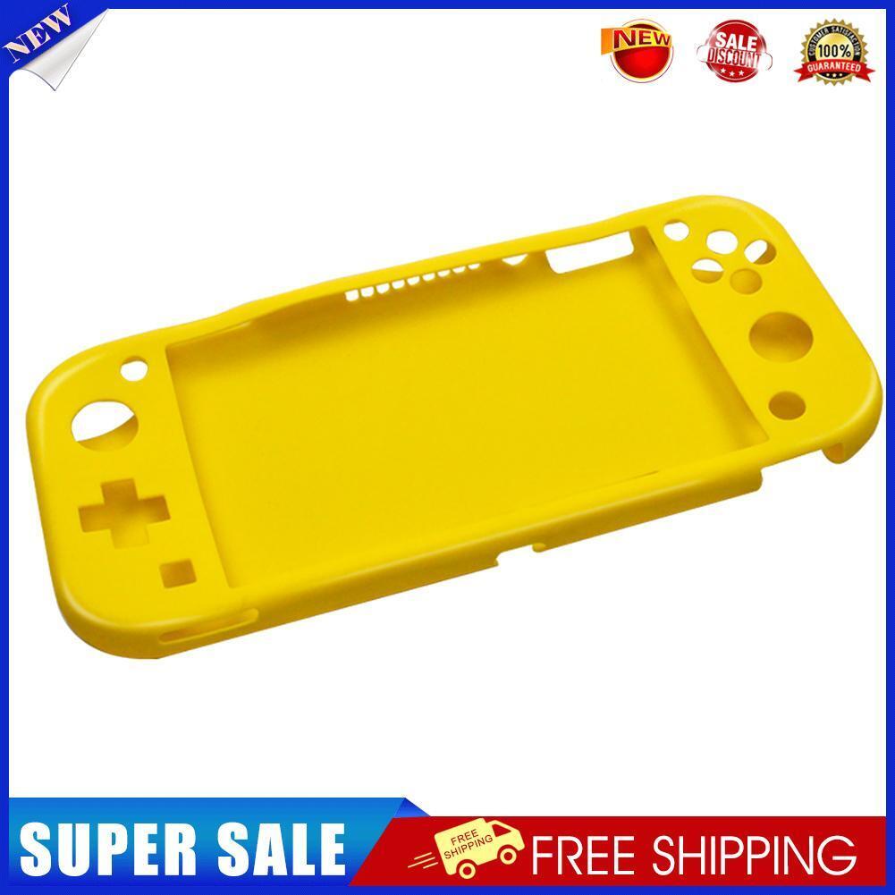 Silicone Protective Cover Case for Nintendo Switch Lite Console (Yellow)