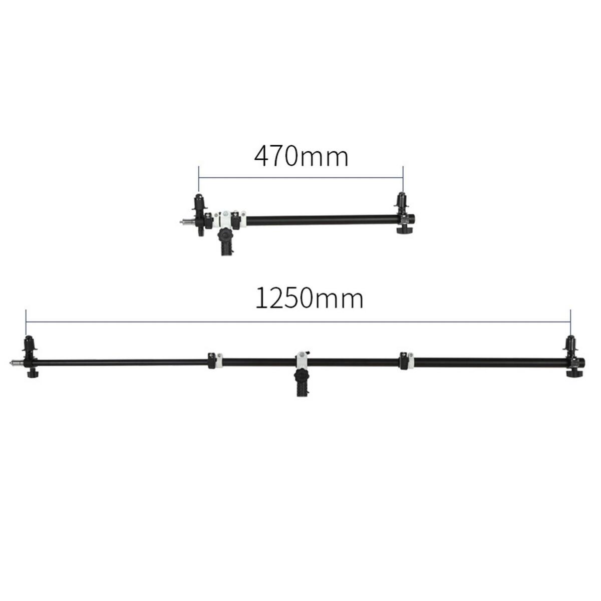 Portable Lighting Kit Professional Foldable Clamps Reflector Arm for Studio