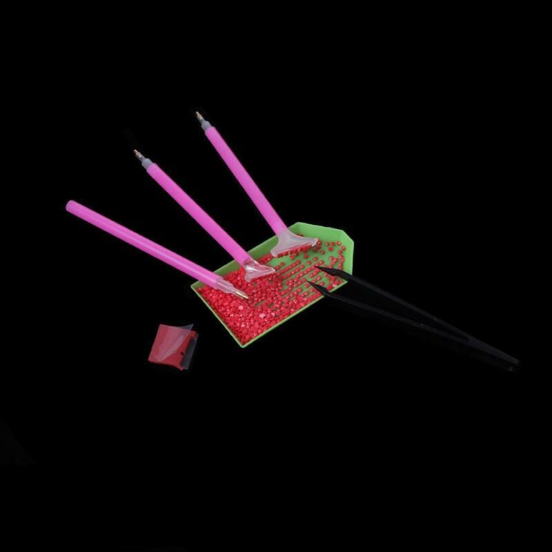 5Pcs DIY 5D Diamond Painting Rhinestone Tweezers Embroidery Cross Stich Tools