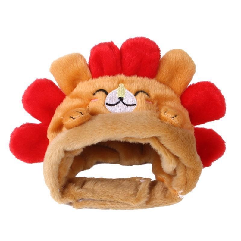 Pet Cap Cartoon Hedgehog Hat Costume Party Accessories for Cats and Small Dogs