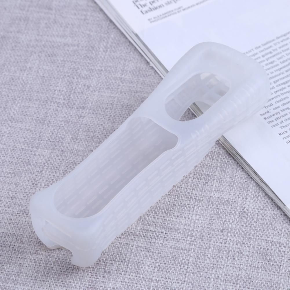 Silicone Cover Case Skin Sleeve for Nintendo Wii Remote Controller(White)