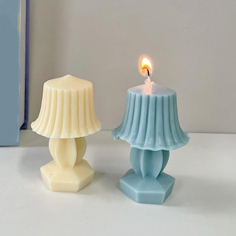 Desk Lamp Silicone Candle Mold Silicone Crafts Candle Making Supplies Gift
