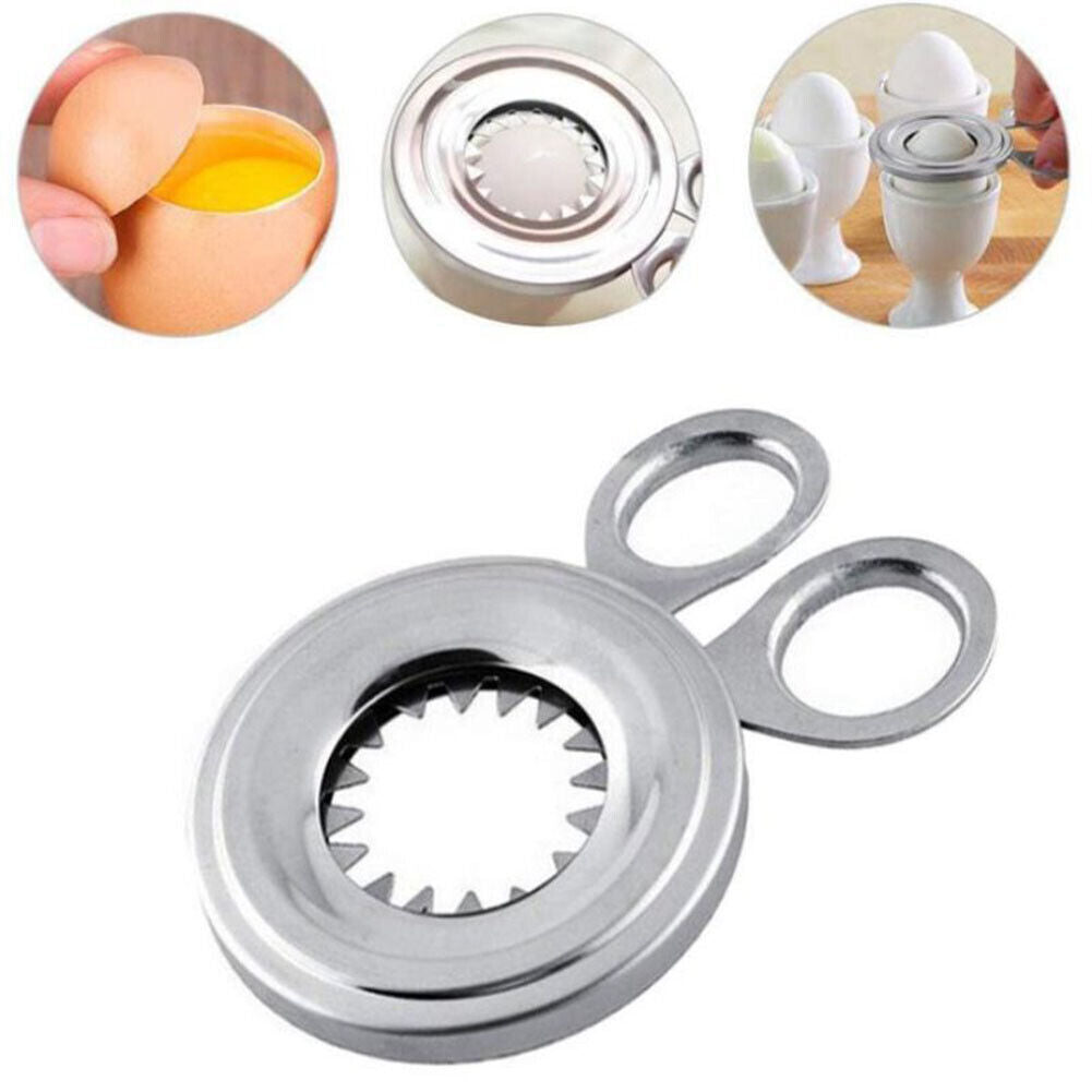 Stainless Steel Boiled Egg Topper Shell Cutter Scissors Eggshell Opener