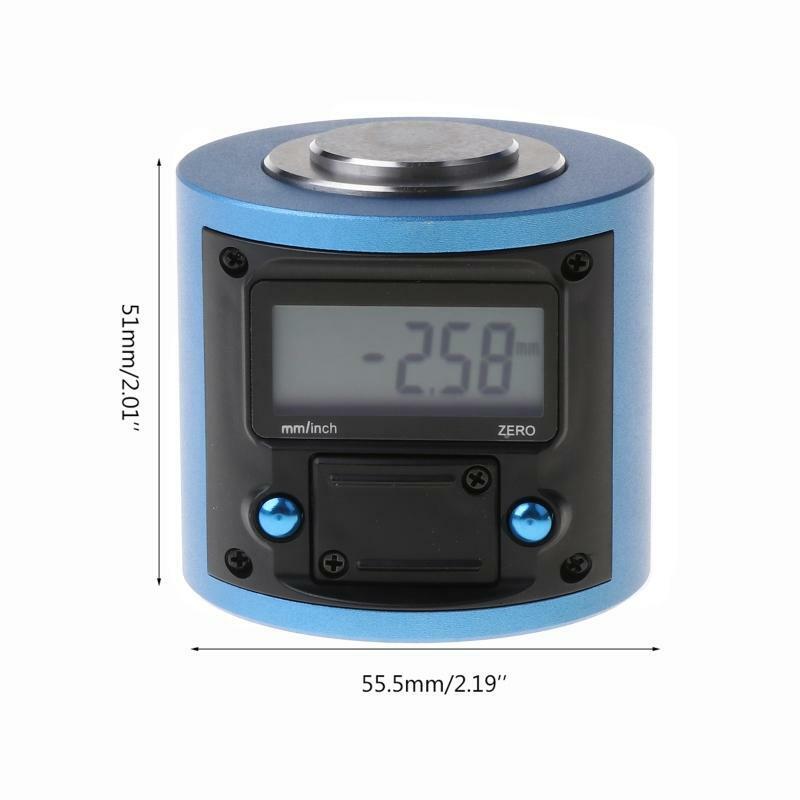 Digital Magnetic Z Axis Tool Dial Zero Pre Setter Gage Offset CNC Metric Inch