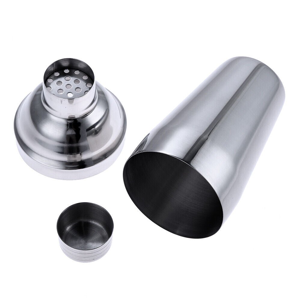 550ml Stainless Steel Cocktail Drink Shaker Mixer Party Bar Drink Mixer