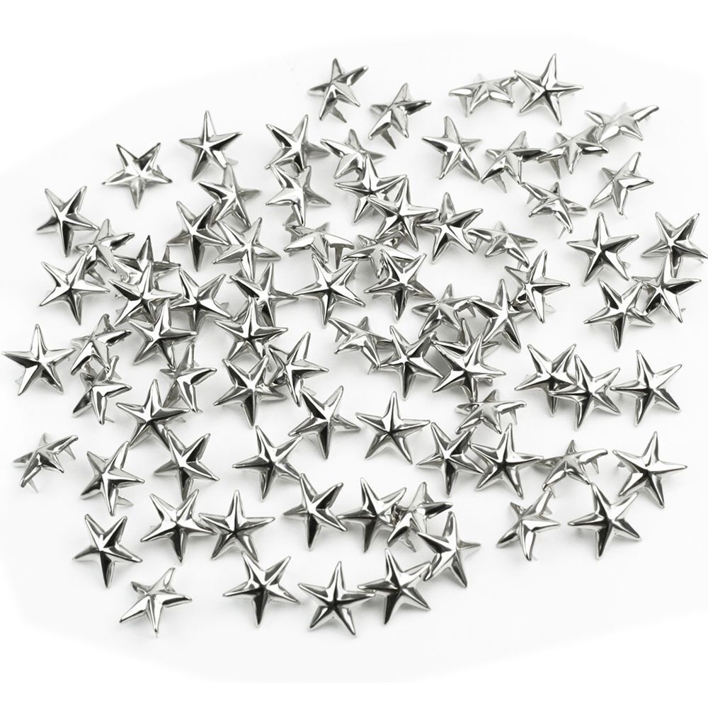 Clothing Accessories Leather Craft Spots Nailhead Star Rivets Studs Spikes