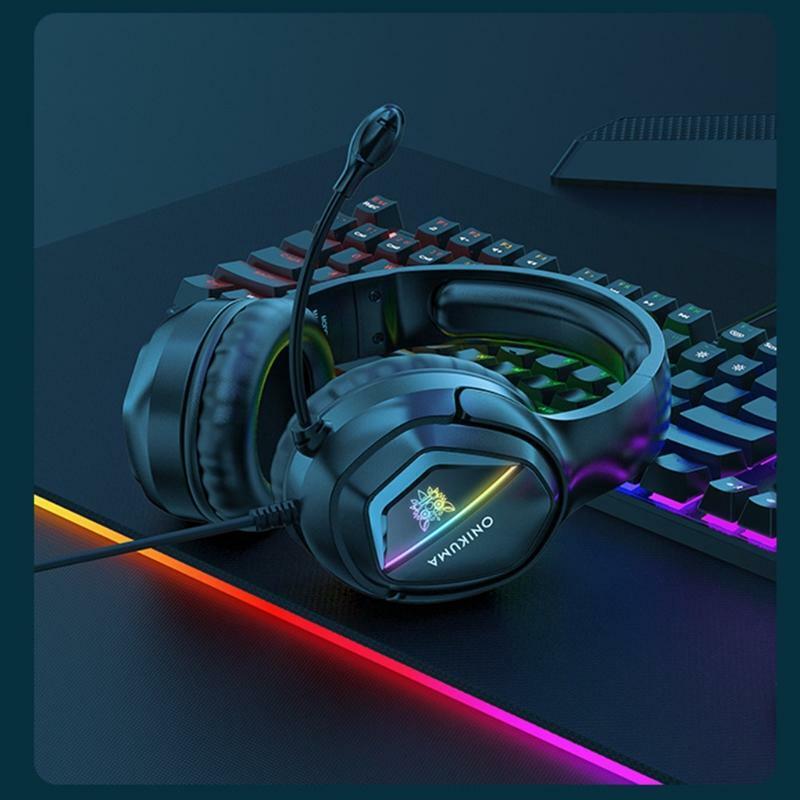 Gaming Earbud RGB Soft Memory Earmuffs 40 mm Driver for a Powerful and Stereo