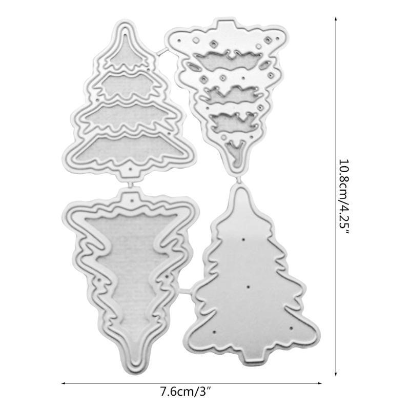 Christmas Trees Metal Cutting Dies Stencil DIY Scrapbooking Album Paper Template