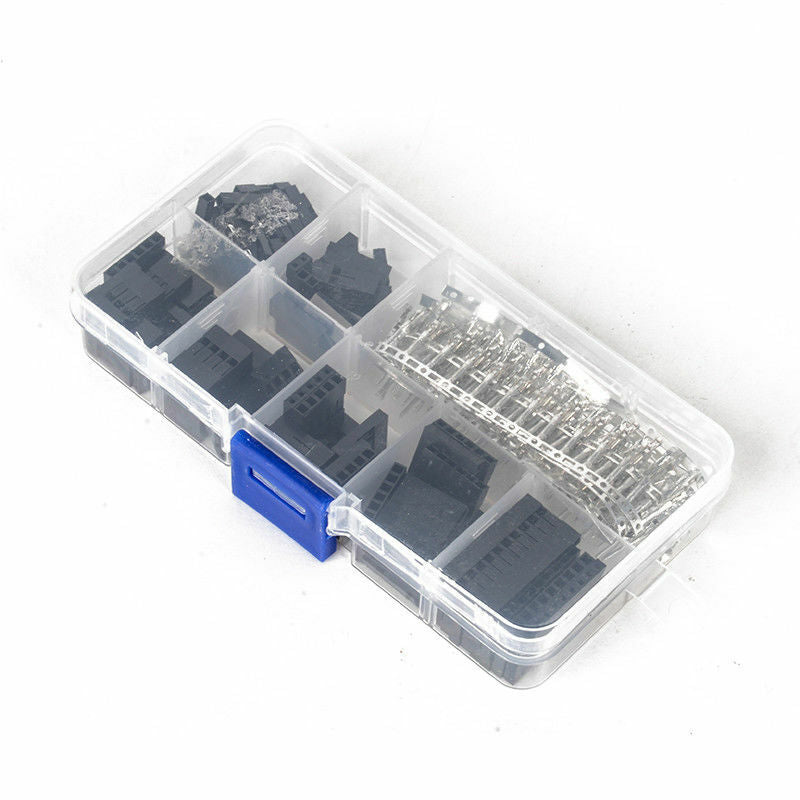310X 2.54mm Male+Female  Wire And Header Connector Housing Kit