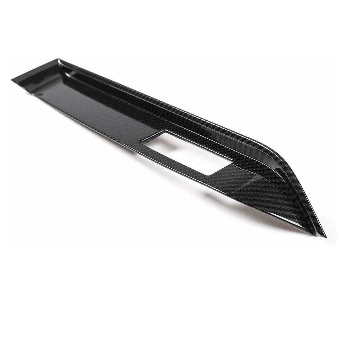 Carbon Fiber style Interior Co-pilot Dashboard Cover Fit For Ford Mustang 15-19