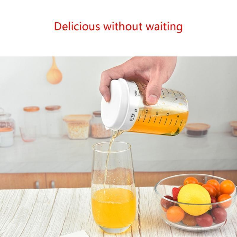 Clear Scales Beaker Mug 500ml Plastic Baking Measuring Cup Mixing Pitcher