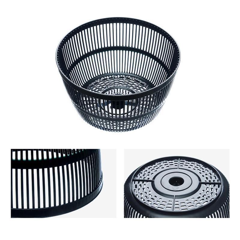 Manual Press Type Salad Spinner Fruit Wash Clean Vegetable Dehydrator Spin Dryer