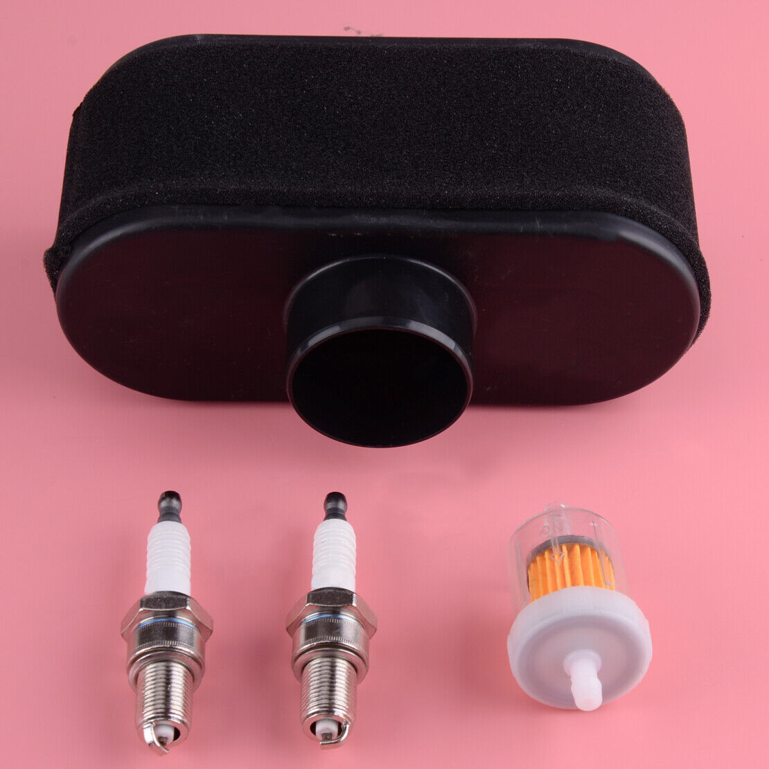 4x Fuel Air Filter Spark Plug fit for Kawasaki FR651V FR691V FR730V FS541V Li