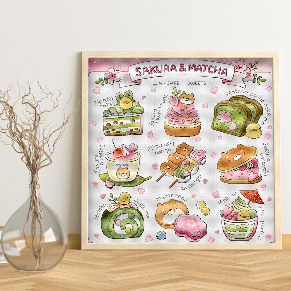 DIY Cross Stitch Full Embroidery Kit Gourmet Still Life Counted Decor (3)
