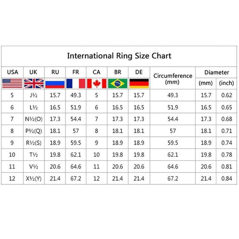 Anniversary Promise Wedding Ring Endless Love Finger Band Jewelry for Women Men