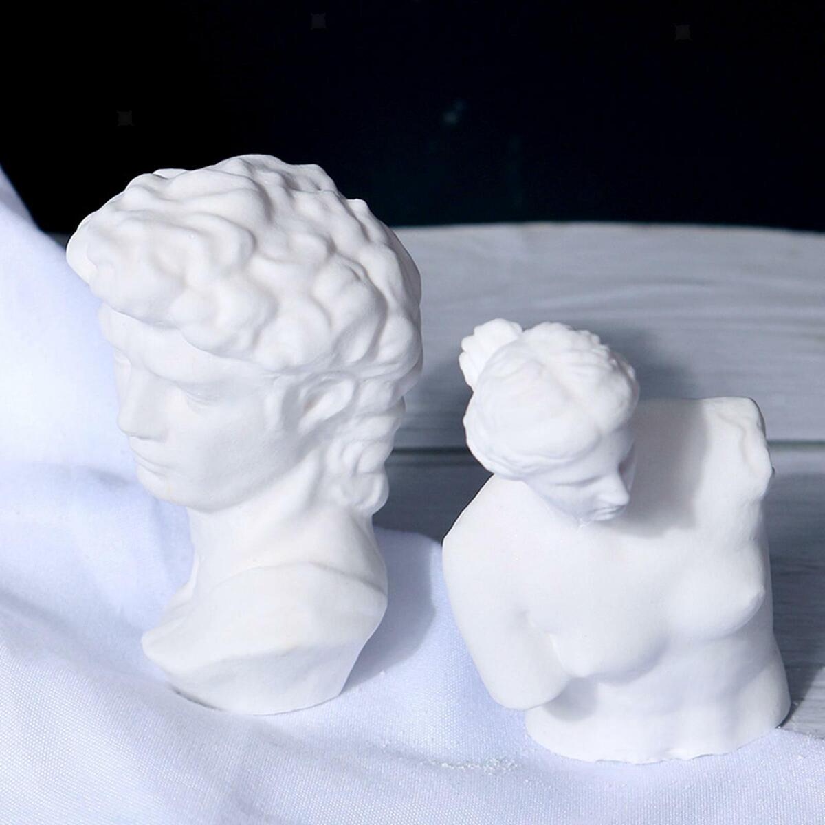 3Pcs   Silicone Mold Cake Decorative Handmade Wax  Mould
