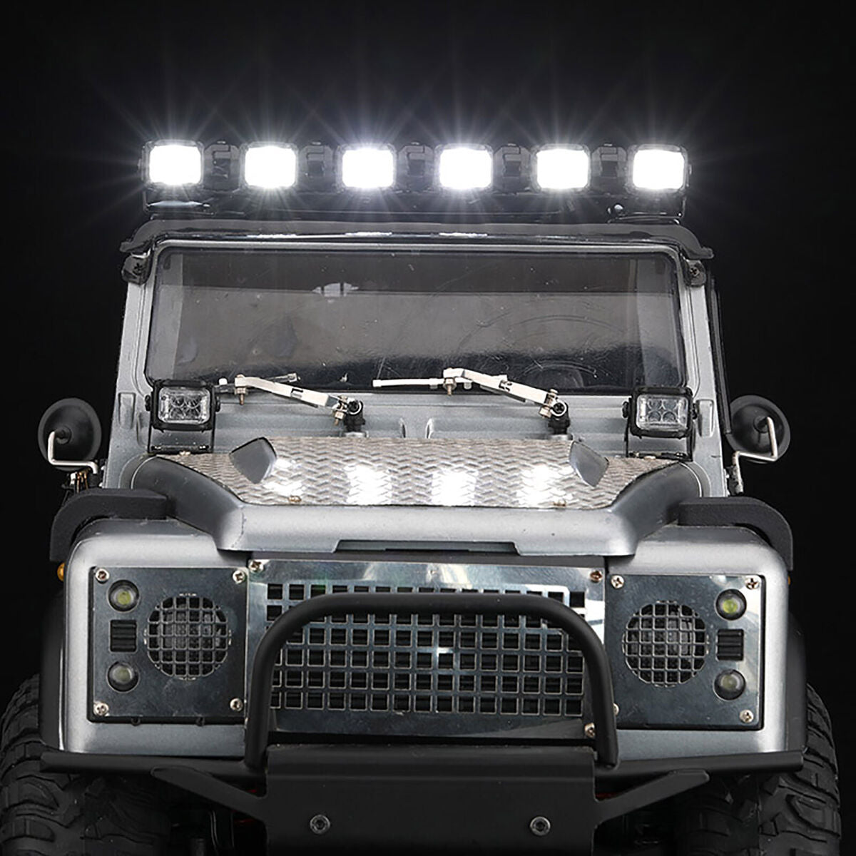 1/14 Spotlight Square Dome Light Light Bar RC Car for MN Defender G500 WPL D12