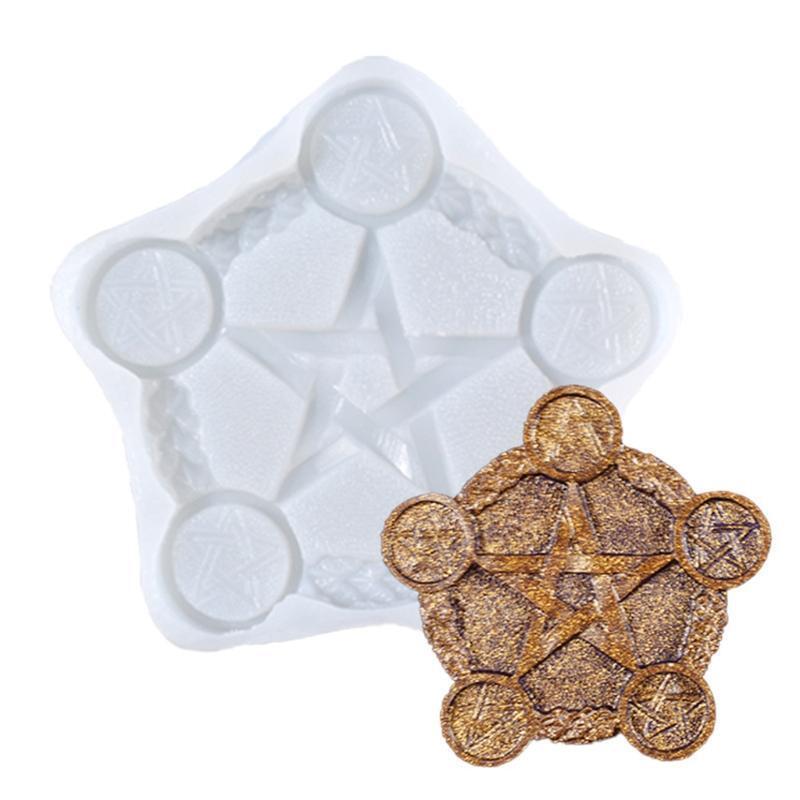Handicrafts Casting Aroma Plaster Silicone Mold Handmade Altar Candlestick Mold