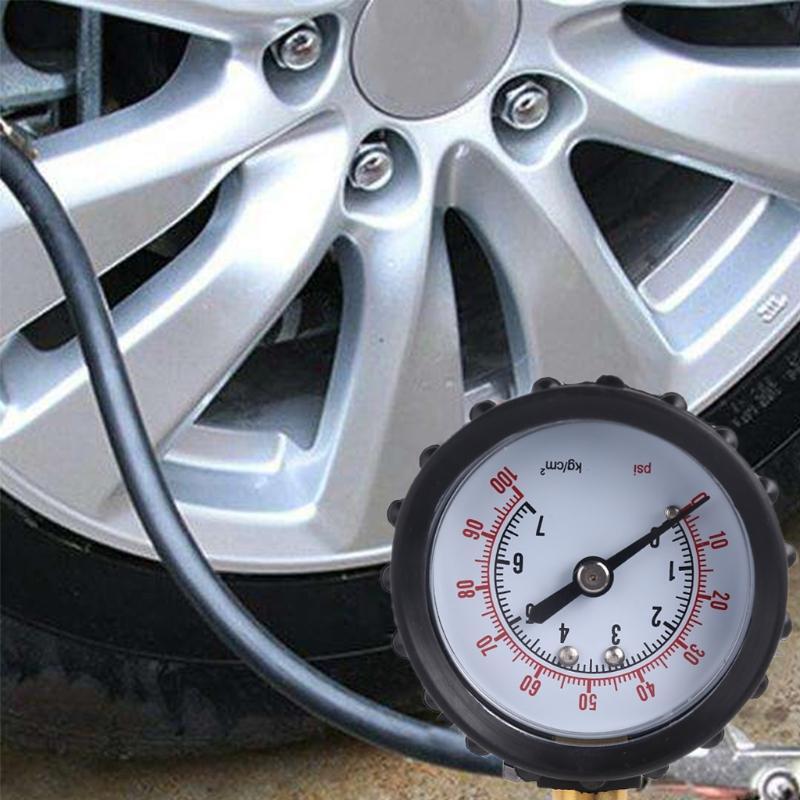 Calibrated Tire Pressure Gauge Accurate Air Pressure Tire Gauge with Rubber Hose